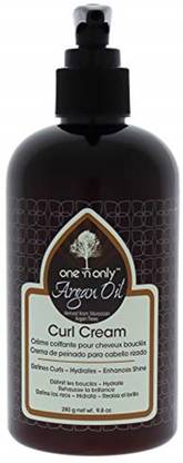 one 'n only Argan Oil Curl Cream Derived from Moroccan Argan Tress, 10 Ounce Hair Cream