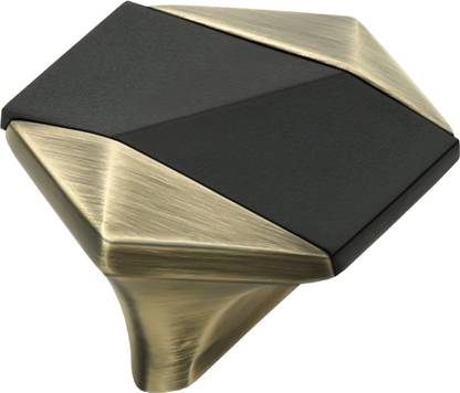 FAST FAST KNOB02 BRASS ANTIQUE DRAWER PULL KNOB 2PCS Zinc, Plastic Cabinet/Draw Knob