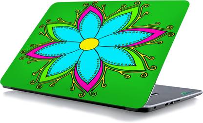 RADANYA Floral Printed Laptop Skin 90099 Vinyl Laptop Decal 15.6