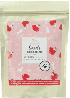 Heads Up For Tails Sara's Doggie Treats - Chicken with Home-made Applesauce & Cinnamon Dog Treat