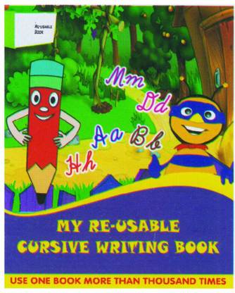 Reusable Book Cursive Writing Book