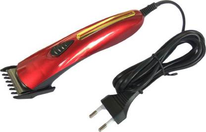 Probeard PRONV-201AB RED Perfect Smart Direct Power Hair and Beard Trimmer 45 min  Runtime 1 Length Settings