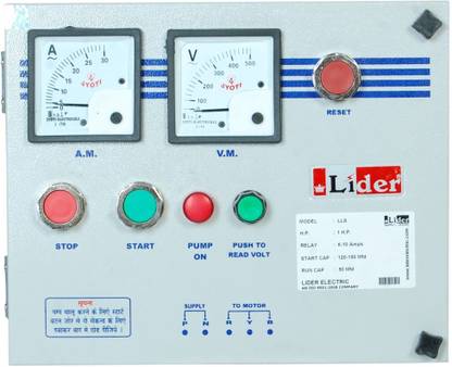 lider Control Panel/Starter for 1.5 hp for water filled submersible/motor pump.[MODEL-LLS-1572,1.5 HP] Submersible Water Pump