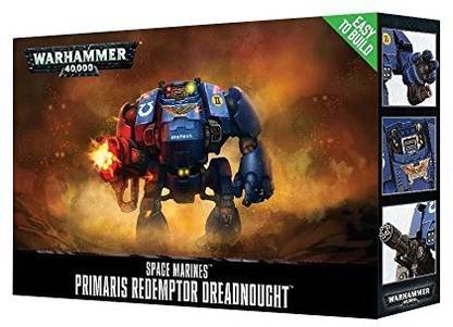 Games Workshop Easy-To-Build Space Marines Primaris Redemptor Dreadnought Warhammer 40000