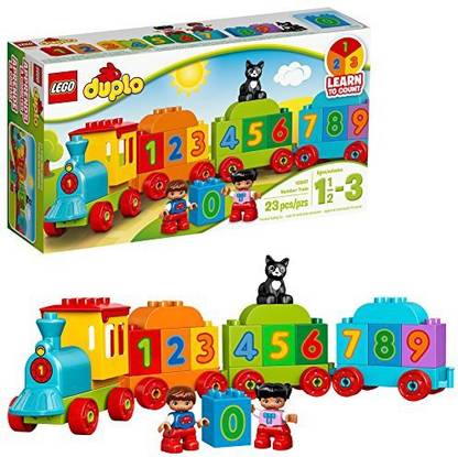 LEGO DUPLO Number Train 10847 Preschool PreKindergarten Large Building Block Toys