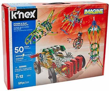 Knex Imagine “ Power and Play Motorized Building Set “ 529 Pieces “