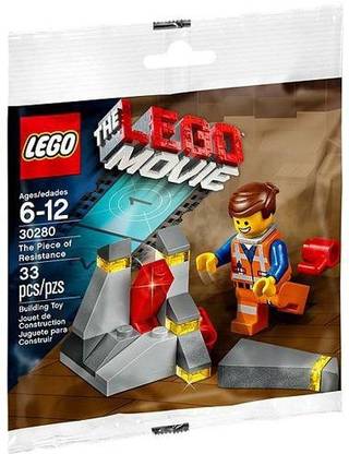 लेगो The Piece of Resistance Movie Set 30280 with Emmet Minifigure