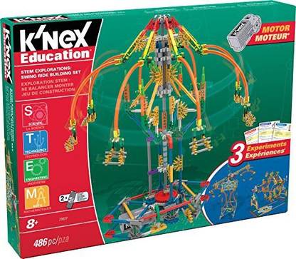 Knex Education ’ STEM Explorations: Swing Ride Building Set ’ 486 Pieces ’