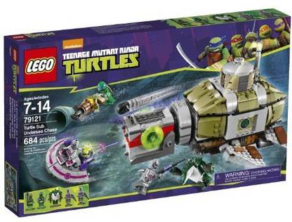 LEGO Ninja Turtles 79121 Turtle Sub Undersea Chase Building Set