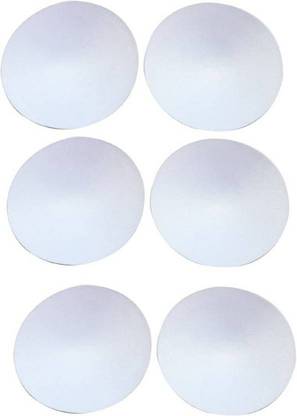 BOLDNYOUNG Women's Cotton Cup Bra Pads (Pack of 3 , One Pair) Cotton Cup Bra Pads