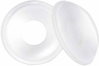 DALUCI 1 Pair Silicone Breast Milk Collectors Breast Shells Pump Milk Saver Protect for Breastfeeding 4 Size Breast Supple Cup