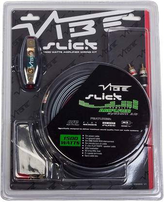 Vibe VSAWK8-V1 1500Watts Amplifier Wiring Kit Multi Class AB Car Amplifier