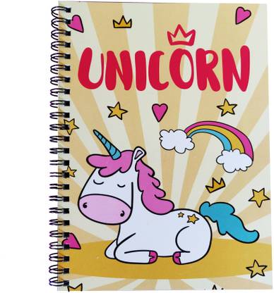Macro Unicorn collection A5 Notebook YES 120 Pages