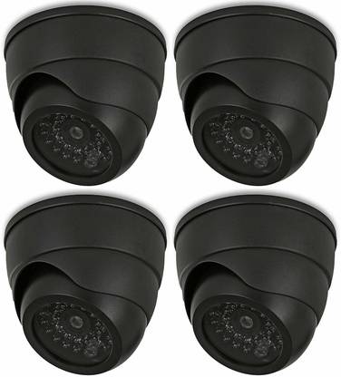 Cpixen 4Pack Dome Dummy Fake Infrared IR CCTV Surveillance Security Cameras Security Camera
