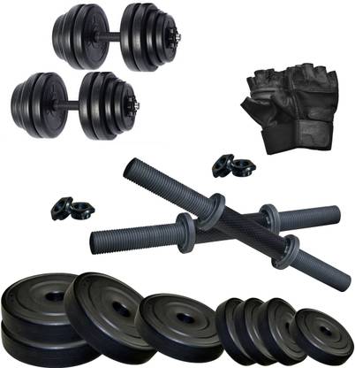 FITZON K-PVC-DM-DRB 18KG COMBO6 Dumbbells होम जिम किट