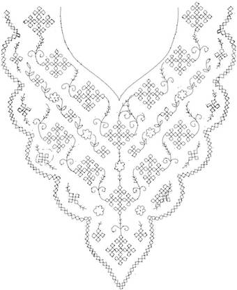 shreepati design studio embroidery stencil 1 Quilting Stencil