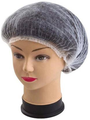 Stylewell (Pack Of 100) Unisex Net Hair Covers Mob Cap, Bouffant Cap, Disposable Cap, Strip Cap, Non-woven Cap For Food Hygiene Catering
