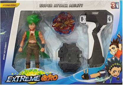 AS Beyblade Series Extreme Gyro with Character and Handle Launcher