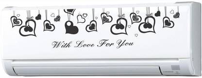 Decals Sticker 1225 cm Air Conditioner Sticker fridge Sticker Ac Stickers AC Sticker and Wall Sticker Self Adhesive Sticker