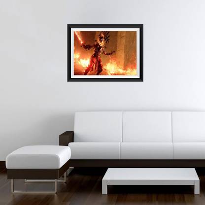 GADGETSWRAP 38.1 cm GWSF-8184 Printed Photo Frame Style Wall Decal Warhammer 2 Non-Reusable Sticker