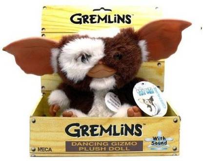 NECA Gremlins Electronic Dancing Plush Doll Gizmo Measures 8" Tall  - 8.3 inch