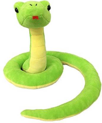 Ice King Bear Lifelike Green Snake Stuffed Animal - Plush Toy (Standing)  - 12 inch