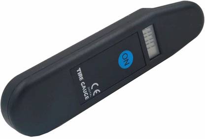 JMD Digital Tire Pressure Gauge Digital Tyre Pressure Tester Air Meter Gauge Tool for Car & Bike (Black)