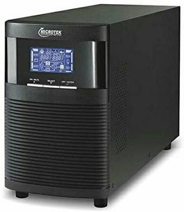 Microtek E2-IB 1KVA / 24VDC ONLINE UPS E2-IB 1KVA 24V WITH INBUILT BATTERIES (9AH x 2 Nos. ) 230 V Online/double-conversion Tower Model UPS with Overload Protection with Digital Display 3 Outlet Plugs