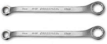 Crossman 96-874	Box End Wrenches: 12 Pt (SAE) (Pack of 2Pcs.)| Box End Wrenches: 12 Pt (SAE) 1/4"*5/16" Double Sided Box End Wrench