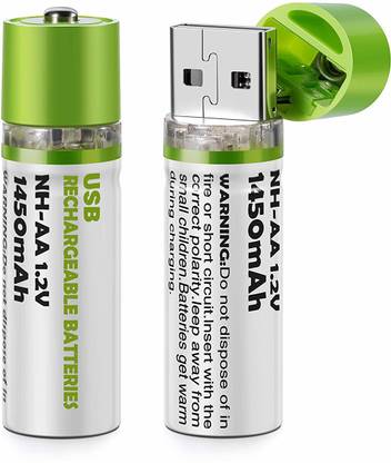 sygnific 1166 Portable AA  1450mAh 1.2v USB CELL Rechargeable With LED Indicator  Battery