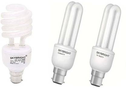 skybright 25 W Basic Spiral B22 CFL Bulb