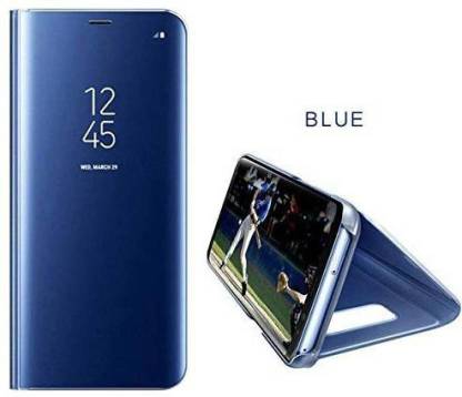 MAGGZOO Flip Cover for Apple iphone 6/6s Blue Mirror Smart Case Clear View Flip Flap Stand Back Case
