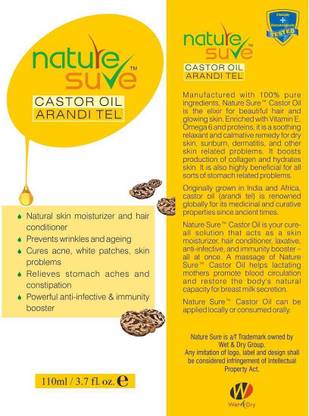 Nature Sure Castor Oil (Arandi Tail)