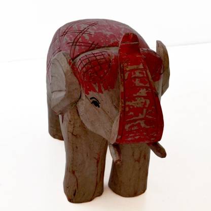 Artlivo Wooden large elephant statue Decorative Showpiece  -  34 cm