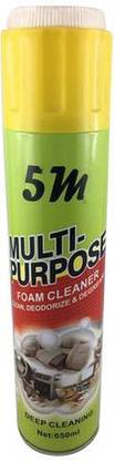 YezBay Multi-Purpose Foam Cleaner Clean, Deodorize & Degrease, Deep Cleaning (650ml) 5M Vehicle Interior Cleaner