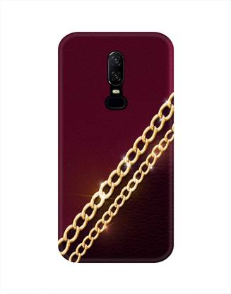 Smutty Back Cover for OnePlus 6, A6000, A6003 - Leather Print