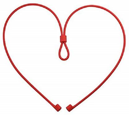 TECHGEAR Front & Back Case for AirPods Strap Silicone Anti-Lost Wire Cable for Apple AirPods Neck Rope for Wireless Earphone