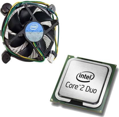 Intel COMBO OF CORE 2 DUO PROCESSOR & PROCESSOR FAN Combo Set Designed for Gaming