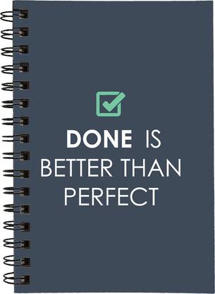 InstaNote Daily Planner with Motivational Quote A5 Diary Ruled 160 Pages