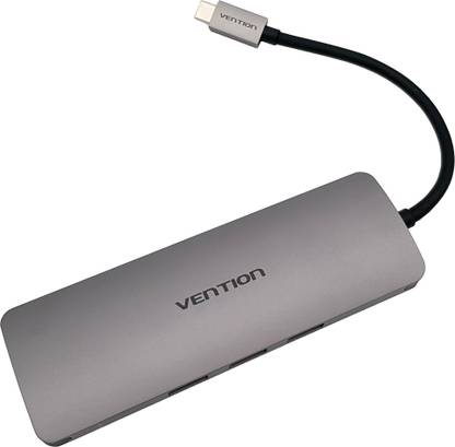 VEnTIOn 9 in 1 Type C to USB 3.0 Thunderbolt 3 HDMI 3.5mm Audio RJ45 Adapter Hub Dock