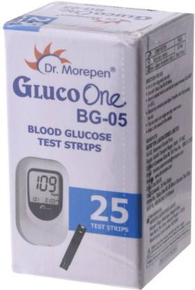 Dr. Morepen GlucoOne BG 05 25 Glucometer Strips