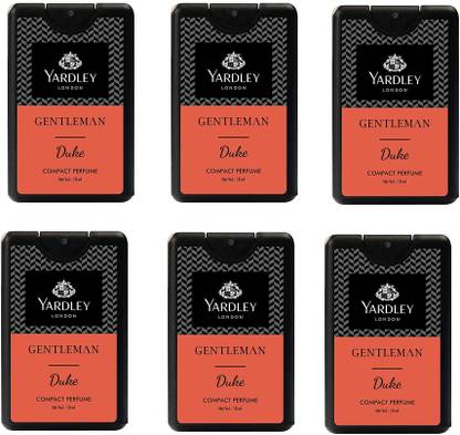 Yardley London Gentleman Duke Compact Perfume -18ml Each (Pack of 6) Perfume  -  108 ml