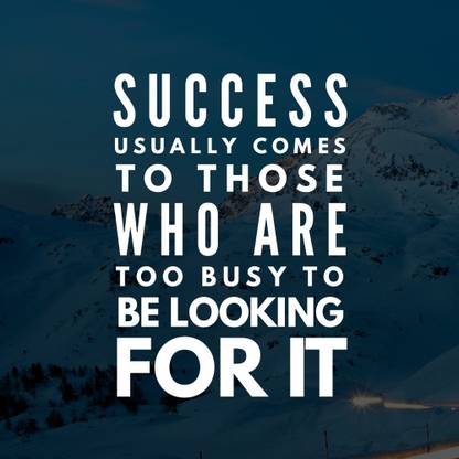 success usually caome to those sticker poster|Motivational Poster|Inspirational Poster|Posters for life|Country Love|Religious|All Time Posters|Technology Poster|Poster About Life|HomeDecorPoster|Poster for Every Room,Office, GYM Paper Print