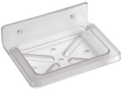 skm Unbreakable Single Soap Dish (square)|Wall Mounted Single Soap Dish|Soap Holder of ABS