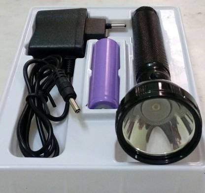 AKR SUPER 8970 HIGH POWER FLASHLIGHT Torch Torch (Black : Rechargeable) Torch