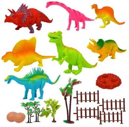Toyvala Realistic Dinosaur Figures Playset Rubber Wild Animal Dinosaur Toys for Kids2