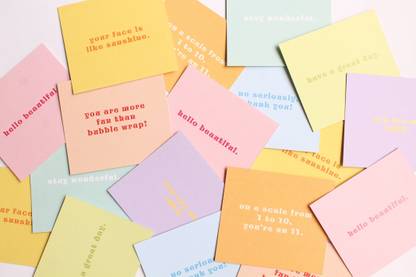 Look What Happened Compliment Cards - Pack of 8 Greeting Card