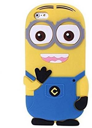 AARNIK Back Cover for Minion Back Cover For Apple Iphone 5s Yellow Soft Silicon Minion Case Cover