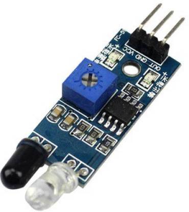 India IoT Shop Reflection IR Obstacle avoidance Module Sensor infrared sensor for Aduino intelligent car robot Security Circuit and Motion Detector Electronic Hobby Kit