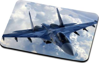 V Enterprises Fighter Rocket Mouse Pad 28010 Non Slip Base Mousepad